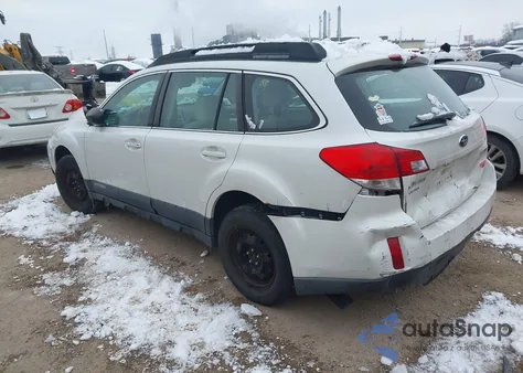 2012 Subaru Outback 2.5I from USA, damaged, VIN 4S4BRCAC6C1291851